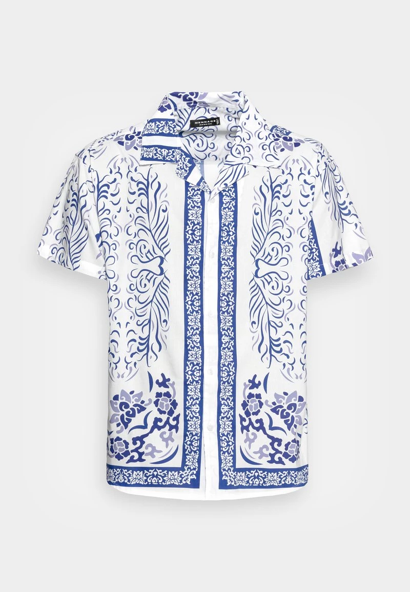 Rabatt ⭐ MENNACE FLORAL REVERE - Hemd - White, Herren 🎁 – Bild 4