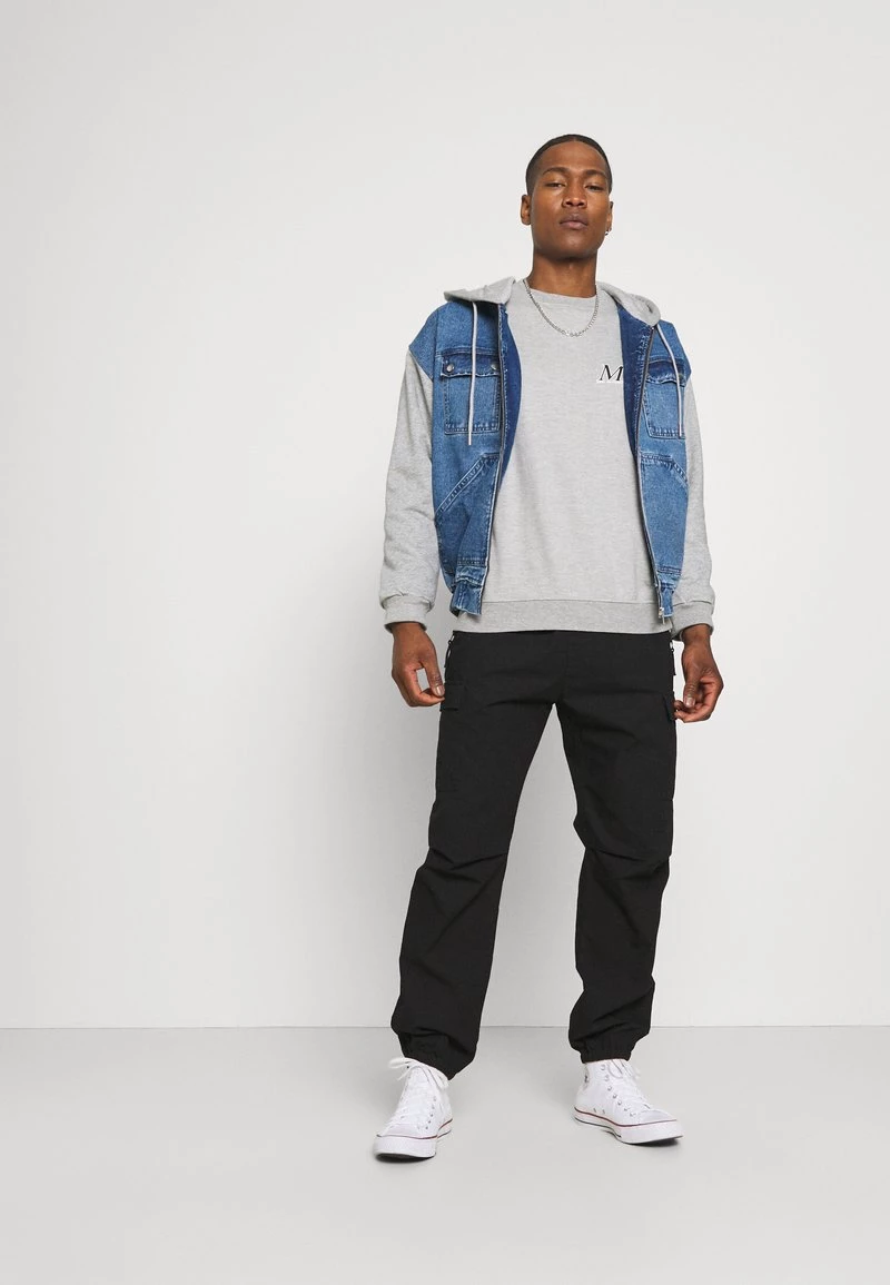 Am billigsten 🌟 Mennace OVERSIZED JACKET - 👖 Jeansjacke - Blue, Herren 👏 – Bild 2