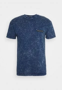 Bester Verkauf 😀 Mennace WASHED BADGE UNISEX - T-Shirt Print - Blue 🤩