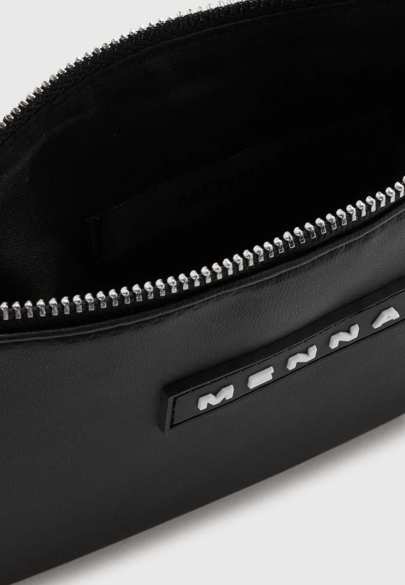 Rabatt 🌟 Mennace CROSSBODY DOUBLE BAG BRANDED BADGE SET UNISEX - Umhängetasche - Black 🎁 – Bild 4