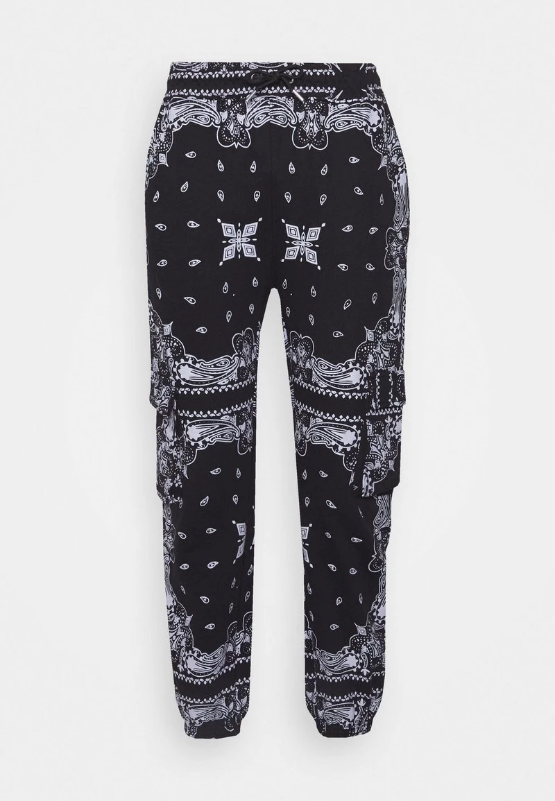Billig 🌟 Mennace JOGGERS PAISLEY - Jogginghose - Black, Herren 💯 – Bild 4