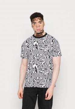 Rabatt 🛒 MENNACE UNISEX WAVY PRINT - T-Shirt Print - Multi 😍