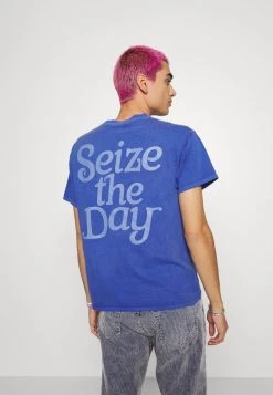 Großhandel 🎁 Mennace SEIZE THE DAY - T-Shirt Print - Blue, Herren ⌛