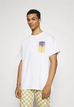 Am billigsten 🌟 Mennace SUNDAZE BOULEVARD - T-Shirt Print - White, Herren 🌟