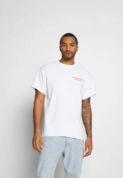 Bestes Angebot 🌟 Mennace BIGGIE BACK OVERSIZED WASHED TEE - T-Shirt Print - White Washed, Herren 😍