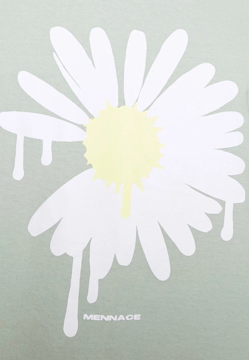 Coupon 🤩 Mennace SUNDAZE DAISY REGULAR UNISEX - T-Shirt Print - Green 🥰 – Bild 6
