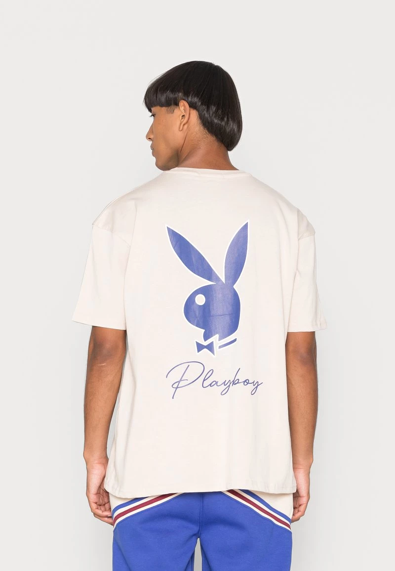 Auslauf 👏 Mennace PLAYBOY BUNNY UNISEX - T-Shirt Print - White ⭐ – Bild 3