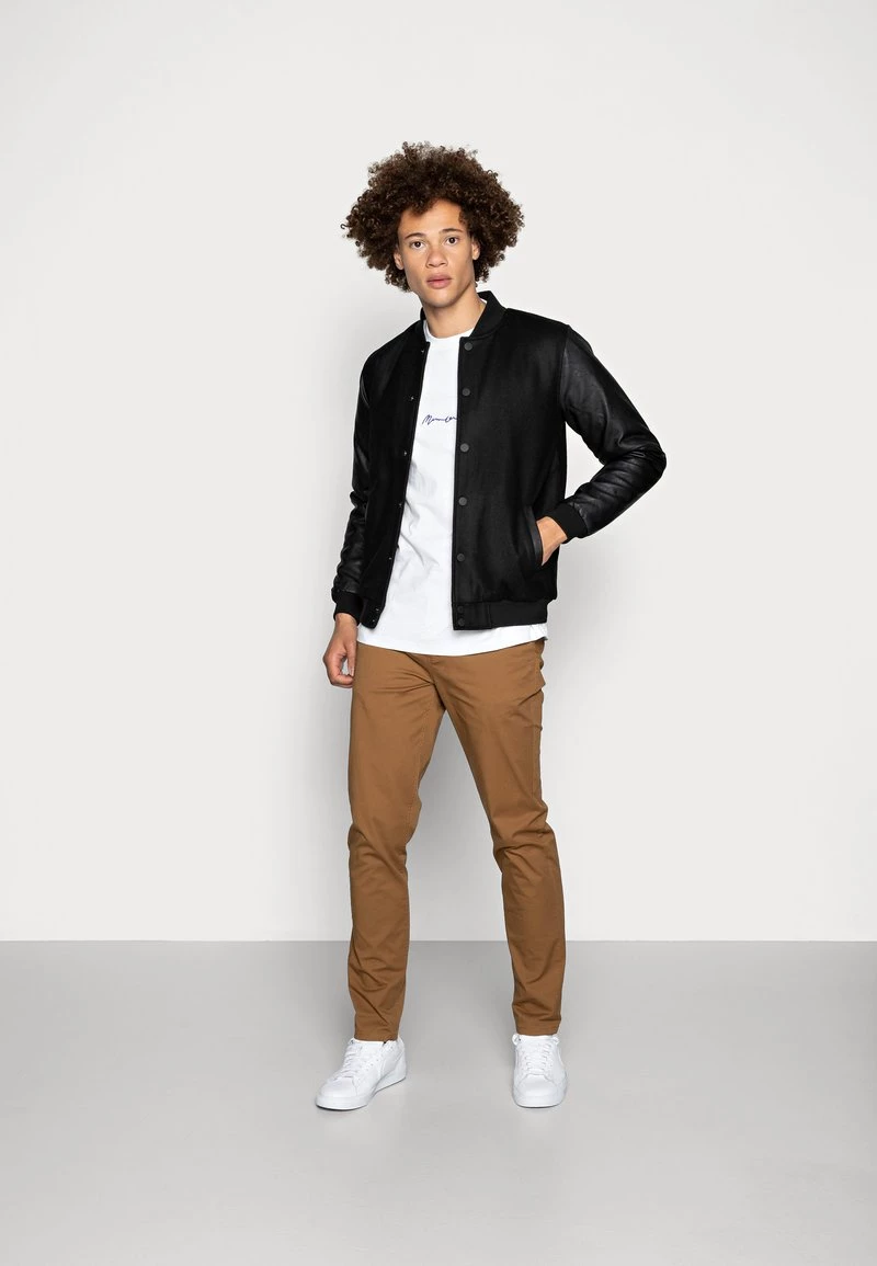 Auslauf 👍 Mennace ESSENTIAL SIGNATURE TEE - Langarmshirt - White, Herren 🔥 – Bild 2