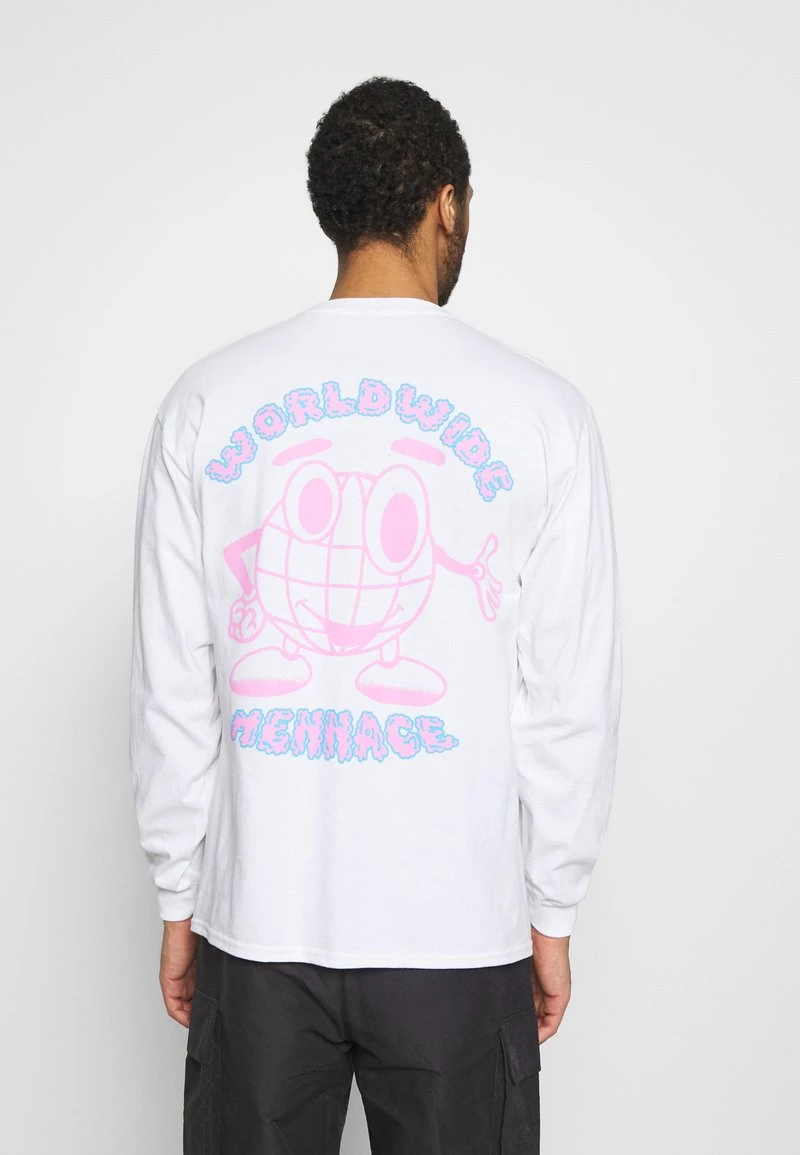 Beste Bewertungen von 👏 MENNACE WORLDWIDE - Langarmshirt - White, Herren 😀 – Bild 3