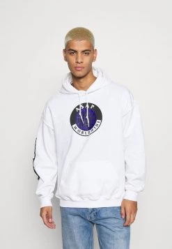 Bestes Angebot ✔️ Mennace WORLDWIDE GLOBE HOODIE - Kapuzenpullover - White, Herren 😍