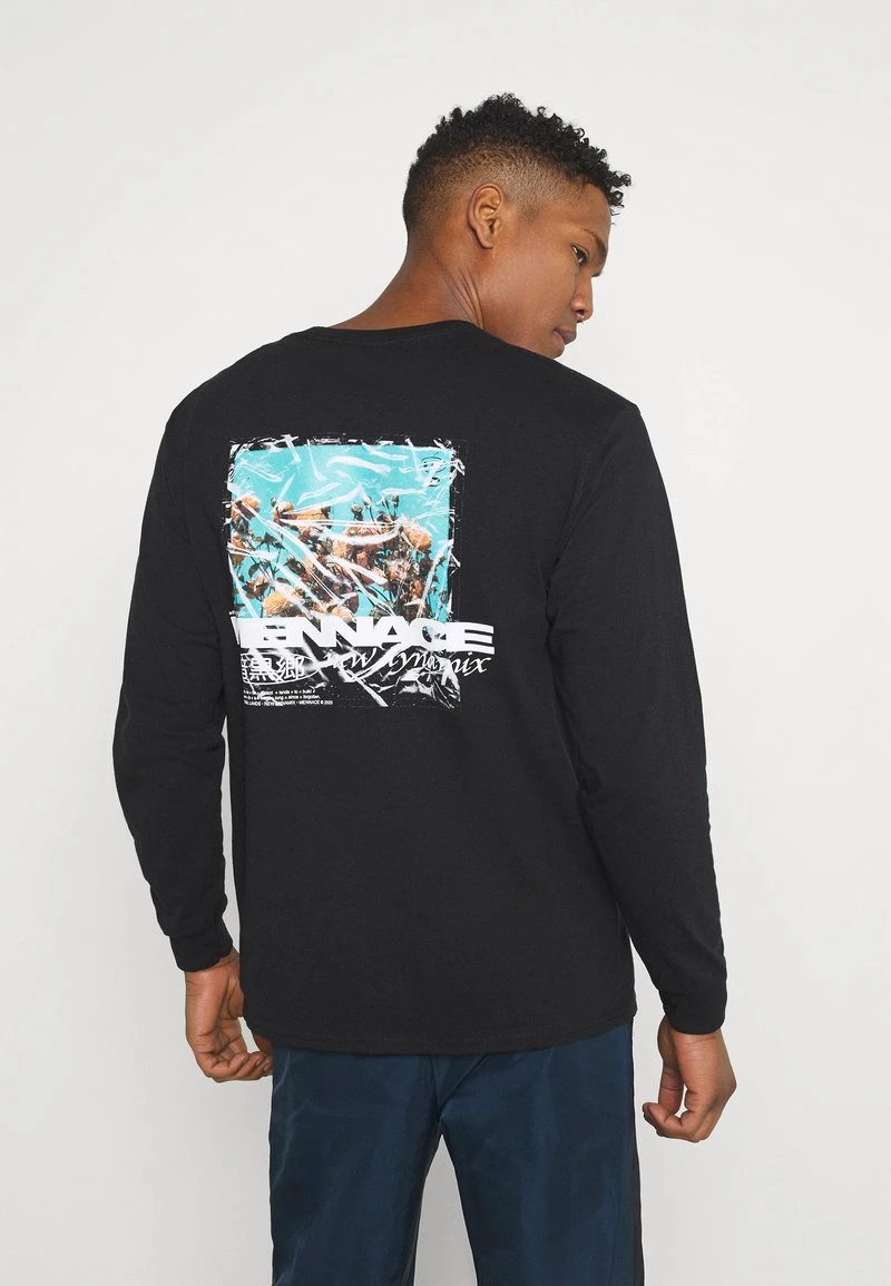 Blitzangebot ⌛ MENNACE FLOWER BUNCH - Langarmshirt - Black, Herren 😉 – Bild 3