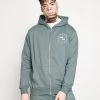 Auslauf 🥰 Mennace ESSENTIAL REGULAR ZIP UP HOODIE UNISEX - Sweatjacke - Teal 🔔