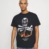 Angebote ⌛ Mennace A$AP FERG FLAME SKULL - T-Shirt Print - Black, Herren 🔔