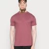 Blitzangebot 👍 MENNACE UNISEX ESSENTIAL REGULAR - T-Shirt Basic - Burgundy 🔥