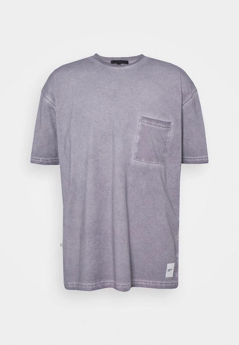 Brandneu ✔️ Mennace RECLAIM WASHED POCKET TEE UNISEX - T-Shirt Basic - Charcoal 🥰