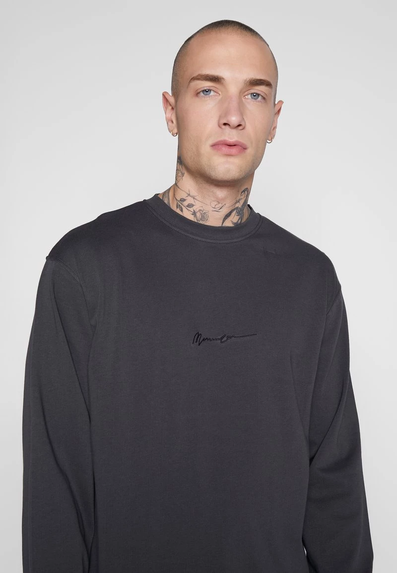 Schlussverkauf 🧨 Mennace ESSENTIAL SIGNATURE TEE - Langarmshirt - Charcoal, Herren 🧨 – Bild 5