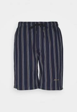 Bestpreis 😀 Mennace FINE PREPPY STRIPE PULL ON UNISEX - Shorts - Navy 🌟