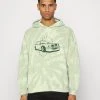 Coupon ❤️ Mennace SWIRL DYE MOTOR HOODIE - Sweatshirt - Light Green, Herren 👏
