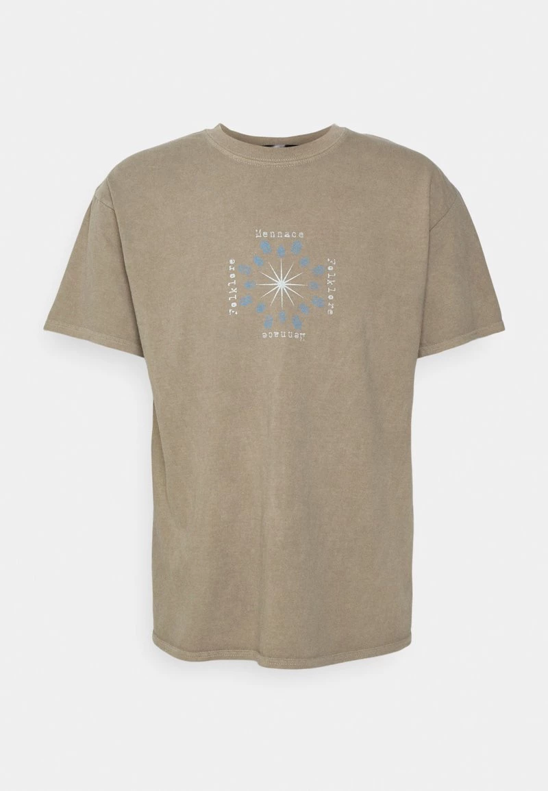 Rabatt 🧨 Mennace SOLSTICE OF LIGHT - T-Shirt Print - Stone, Herren 🔥