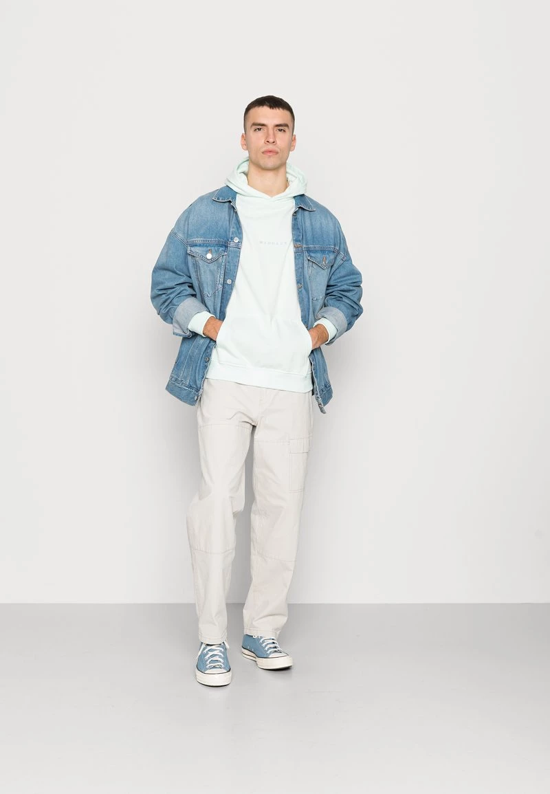 Aktion 👏 MENNACE ESSENTIAL HOODIE UNISEX - Kapuzenpullover - Light Blue ⭐ – Bild 2