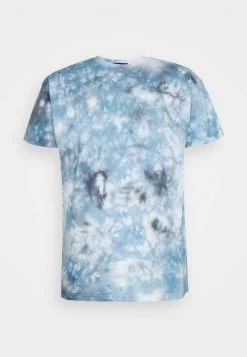 Brandneu 👏 Mennace BREEZE TIE DYE REGULAR UNISEX - T-Shirt Print - Light Blue 💯