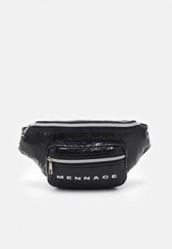 Billig 🧨 Mennace PATENT BUMBAG - Gürteltasche - Black, Unisex 😀