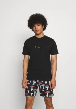 Aktion 😍 Mennace ESSENTIAL REGULAR BASIC TEE UNISEX - T-Shirt Basic - Black 🎁