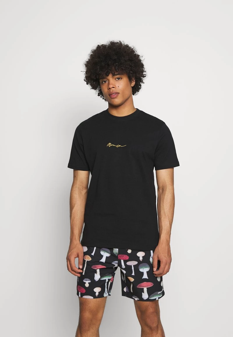 Aktion 😍 Mennace ESSENTIAL REGULAR BASIC TEE UNISEX - T-Shirt Basic - Black 🎁