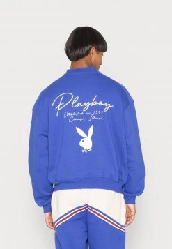 Aktion ⭐ Mennace PLAYBOY SIGNATURE BUNNY UNISEX - Bomberjacke - Blue 🤩