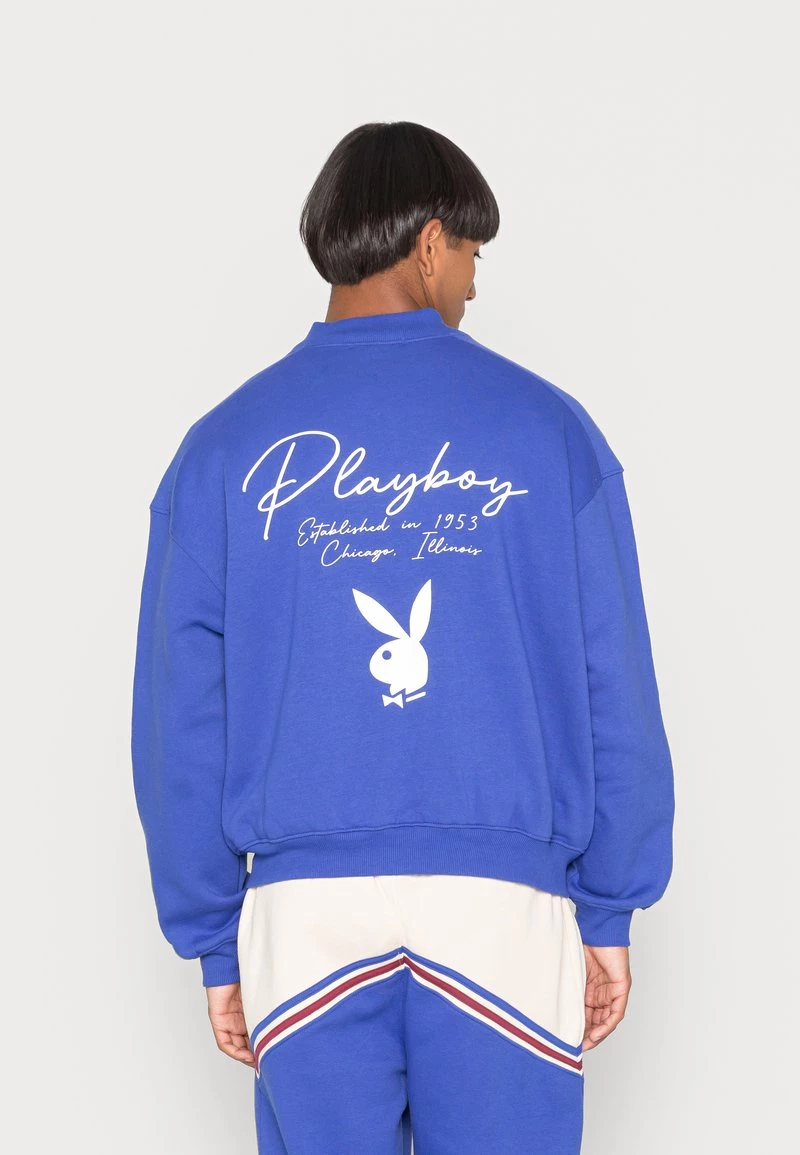 Aktion ⭐ Mennace PLAYBOY SIGNATURE BUNNY UNISEX - Bomberjacke - Blue 🤩