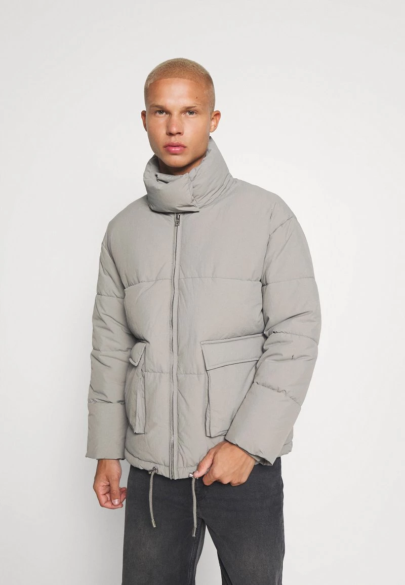 Blitzangebot 🔔 Mennace EVIAN PUFFER JACKET UNISEX - Winterjacke - Light Grey 😀