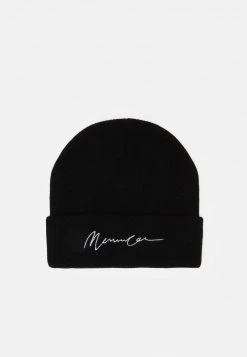 Auslauf 🌟 Mennace SIGNATURE BEANIE - Mütze - Black, Unisex 👍