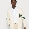 Coupon 🔔 MENNACE CABLE VARSITY CARDGIAN - Strickjacke - White, Herren 🛒