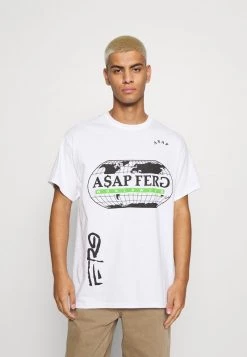 Am billigsten 😉 Mennace A$AP FERG WORLDWIDE - T-Shirt Print - White, Herren ⌛