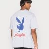 Bestpreis 🧨 Mennace PLAYBOY BUNNY UNISEX - T-Shirt Print - Grey 🌟