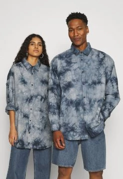 Budget 👍 Mennace AFTERMATH UNISEX - Hemdbluse - Grey ❤️